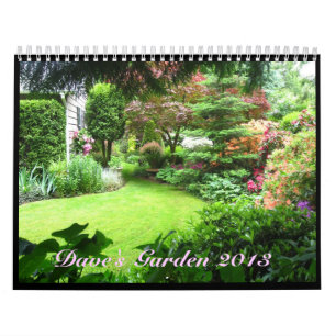 Calendário do jardim 2013 de Dave