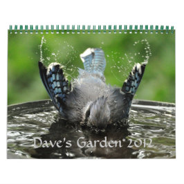 Calendário do Jardim do Dave de 2012