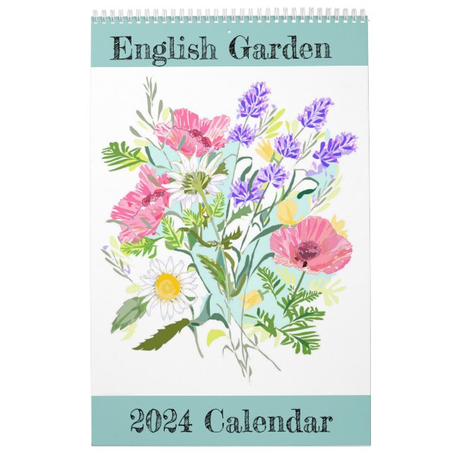 Calendário do Jardim Inglês 2024 (Capa)
