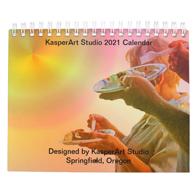 Calendário do KasperArt Studio 2021 (Verso)