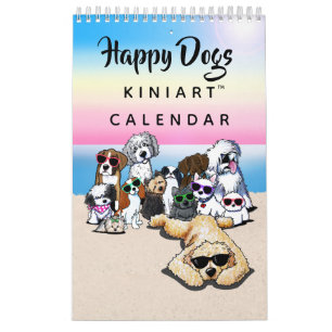 Calendário do KiniArt Happy Dogs