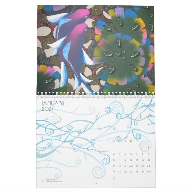 calendário do koi (Jan 2027)