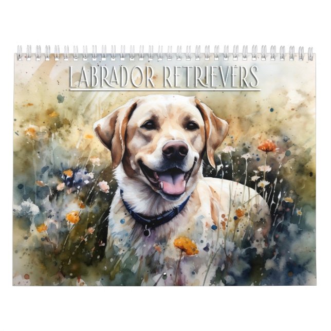 Calendário do Labrador Retriever, calendário para  (Capa)
