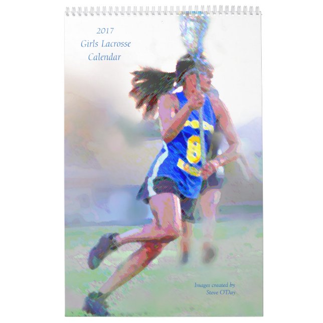 Calendário do Lacrosse de 2017 meninas (Capa)
