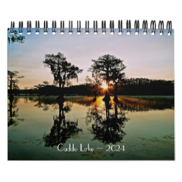 Calendário do Lago Caddo - 2024
