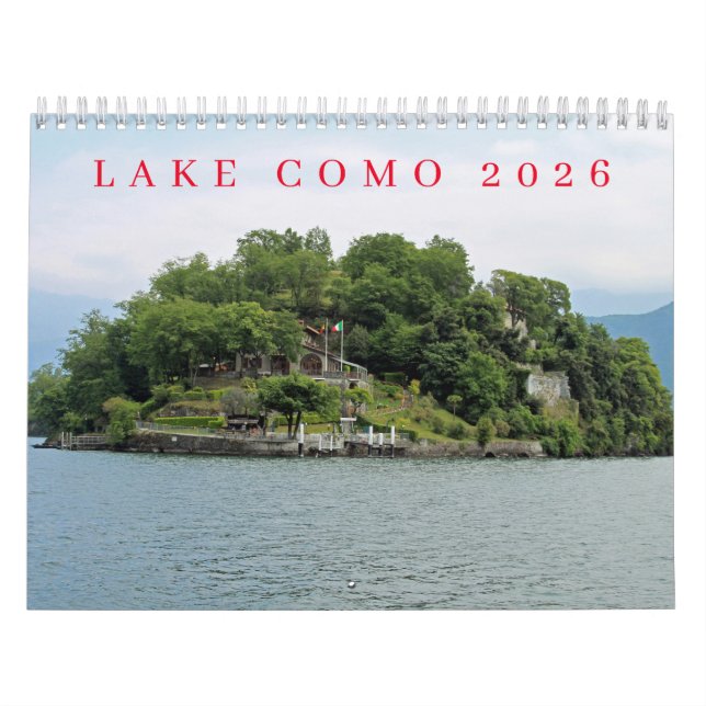 Calendário do Lago Como 2026 (Capa)