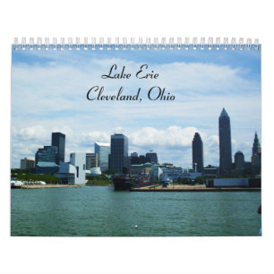 Calendário do LAGO ERIE, CLEVELAND, OHIO