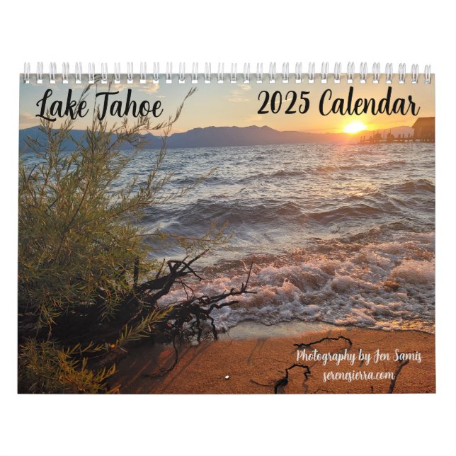Calendário do Lago Tahoe 2025 (Capa)