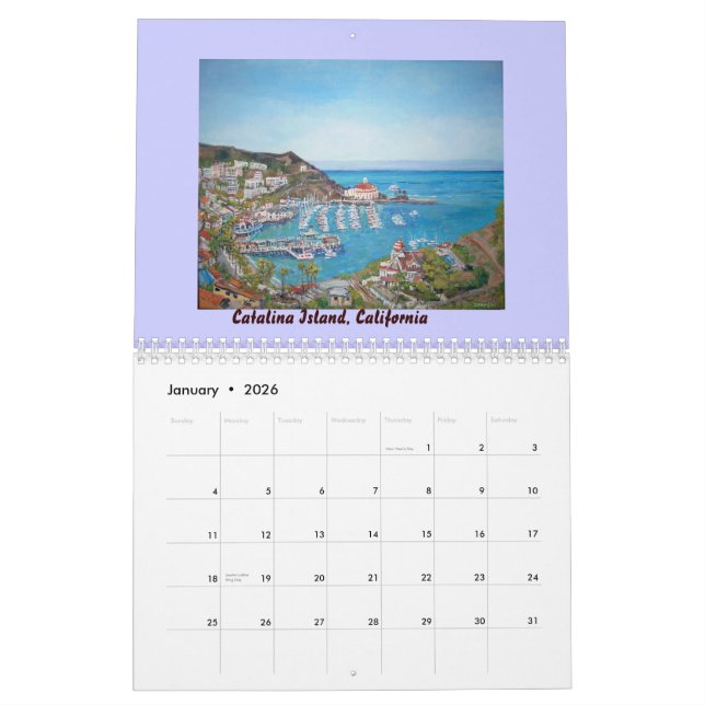 Calendário do Landscapes 2015 (Jan 2026)
