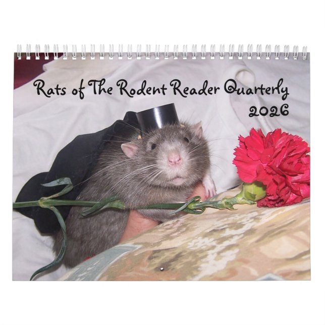 Calendário do Leitor de Roedores de 2026 H (Capa)