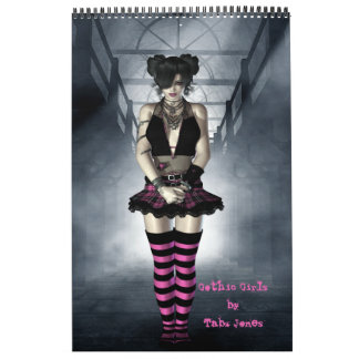 Calendário do Livro de Artes de Raparigas Góticas