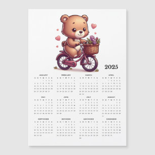 Calendário do Magnet 2025 do Bicicleta Anuladora d