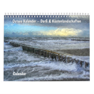 Calendário do Mar Báltico – Darß e Paisagens Coste