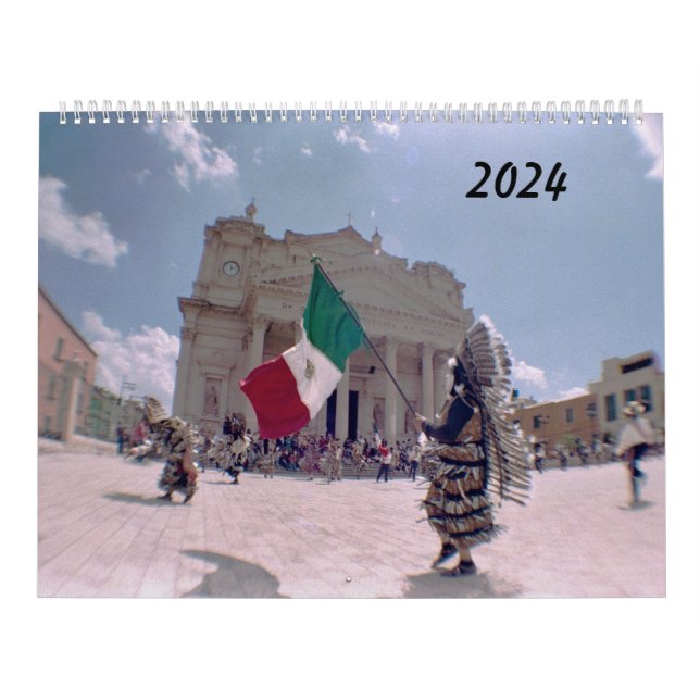 Calendário do México 2024 (Capa)