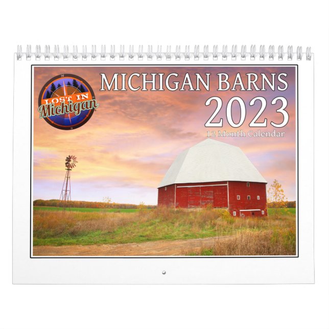 Calendário do Michigan Barn 2023 (Capa)