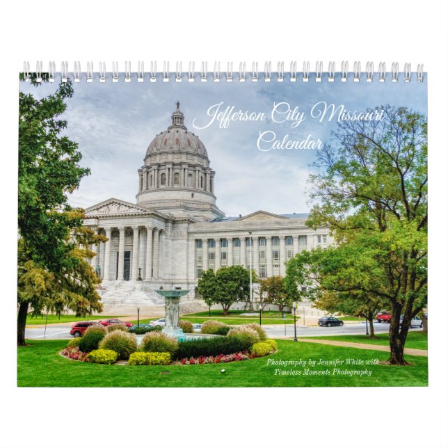 Calendário do Missouri de Jefferson City (Capa)