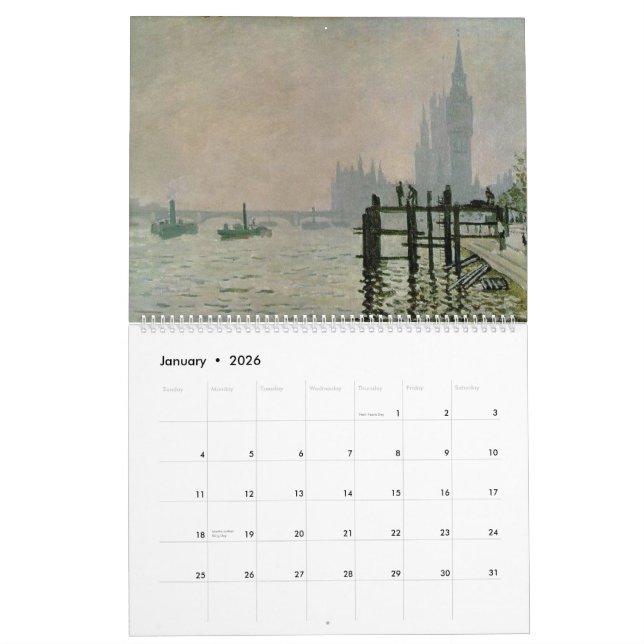 Calendário do Monet Giant 2015 (Jan 2026)