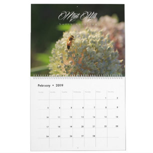 Calendário do monte da hortelã