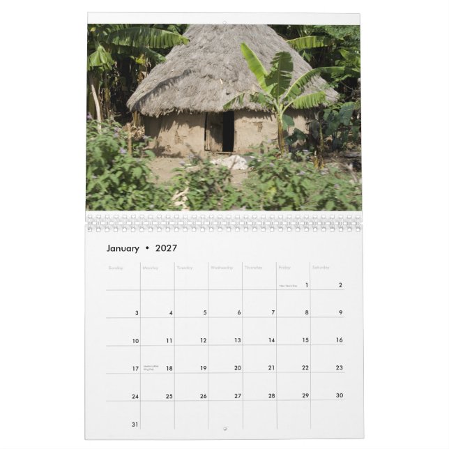 Calendário do Muro da Etiópia (Jan 2027)