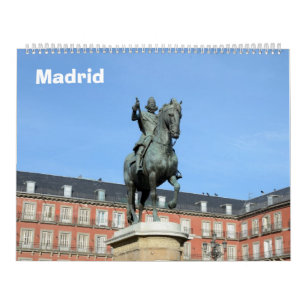 Calendário do Muro de Madrid de 12 meses