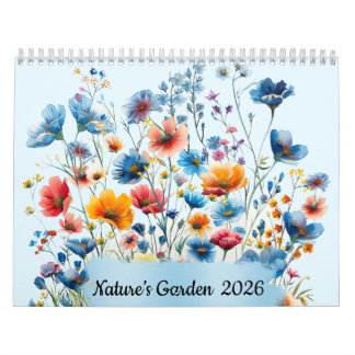 Calendário do Muro do Jardim da Natureza 2026