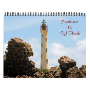 Calendário do muro dos Faróis dos EUA por DJ Flo