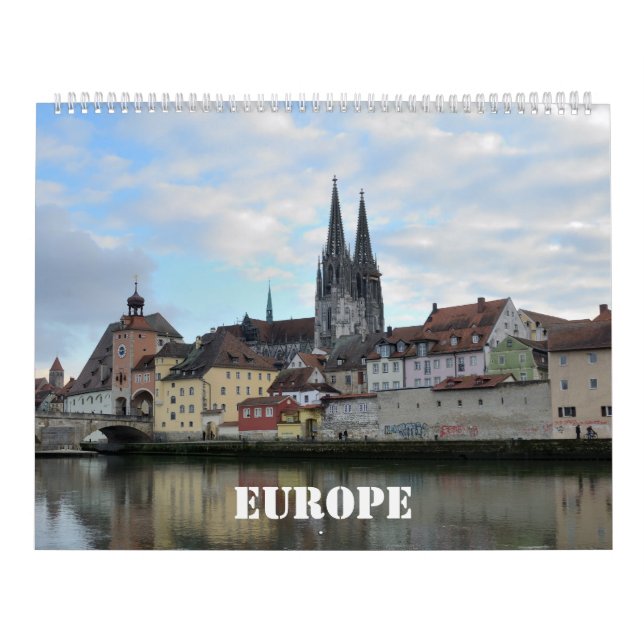 Calendário do Muro Europeu de 12 meses (Capa)
