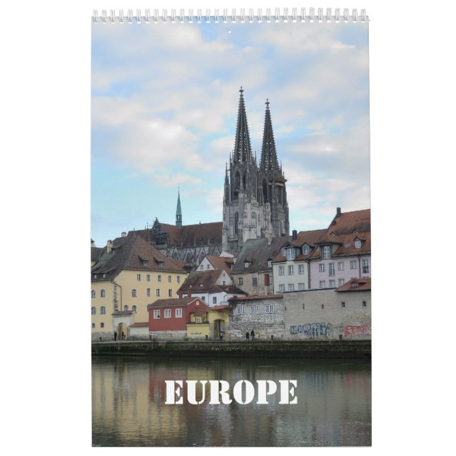 Calendário do Muro Europeu de 12 meses (Capa)
