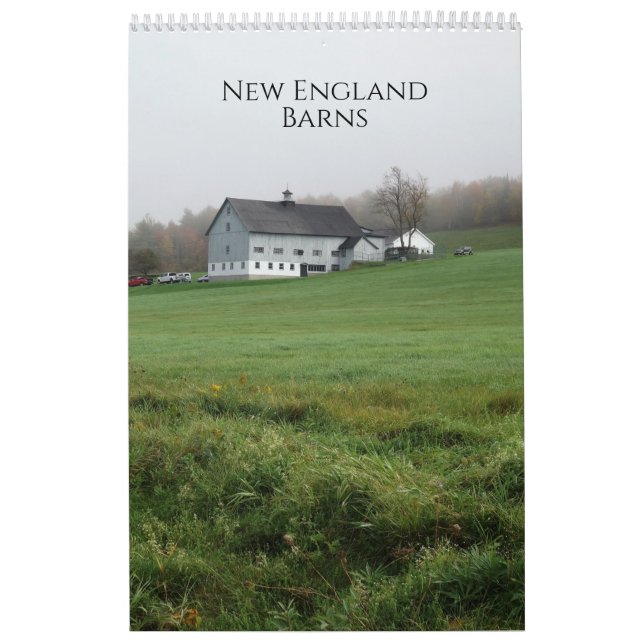 Calendário do New England Barns (Capa)