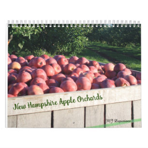 Calendário do New Hampshire Apple Orchards