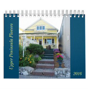 Calendário do norte Michigan Flor