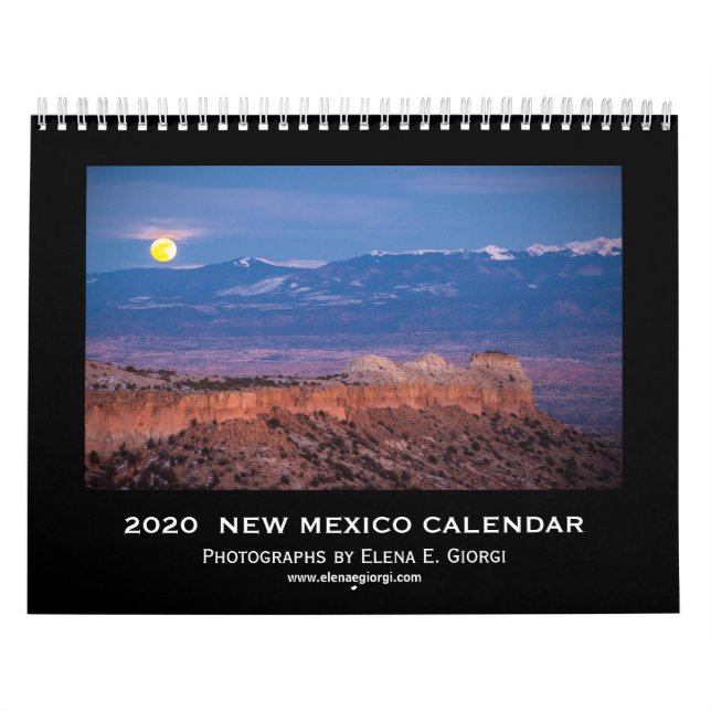 Calendário do Novo México 2020 (Capa)