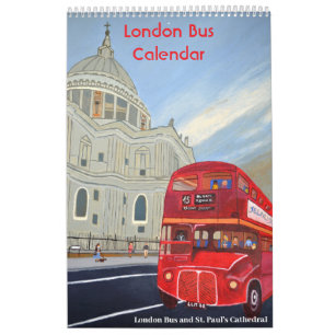 Calendário do ônibus vermelho de Londres