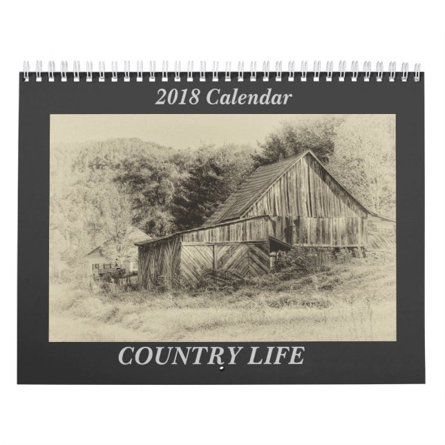 Calendário do País Carolina 2018 (Capa)