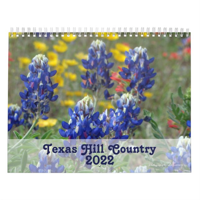 Calendário do País do Texas Hill (Capa)