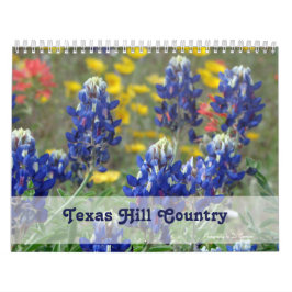 Calendário do País do Texas Hill