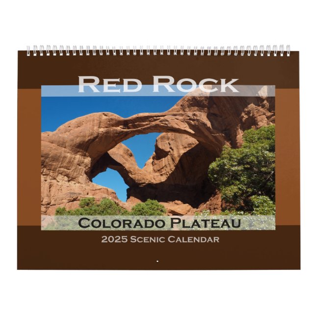 Calendário do País Red Rock 2025 (Capa)