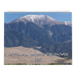 Calendário do Parque Nacional 2025