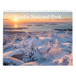 Calendário do Parque Nacional Acadia