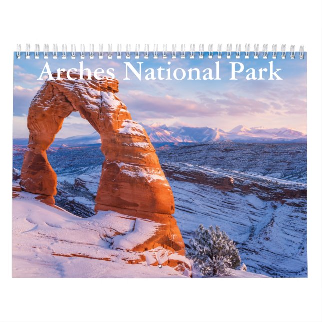 Calendário do Parque Nacional Arches (Capa)