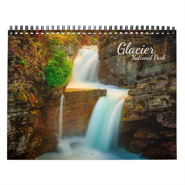 Calendário do parque nacional de geleira (Capa)