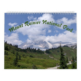 Calendário do Parque Nacional do Monte Rainier