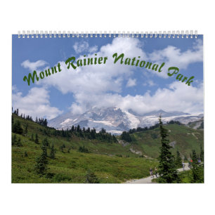 Calendário do Parque Nacional do Monte Rainier