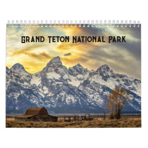 Calendário do Parque Nacional Grand Teton