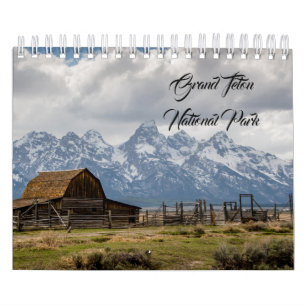 Calendário do Parque Nacional Grand Teton
