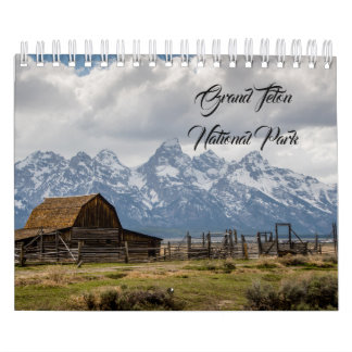 Calendário do Parque Nacional Grand Teton
