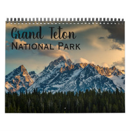 Calendário do Parque Nacional Grand Teton
