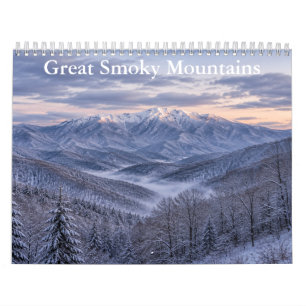 Calendário do Parque Nacional Great Smoky Mountain