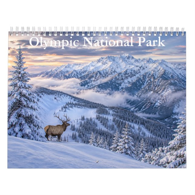 Calendário do Parque Nacional Olímpico (Capa)