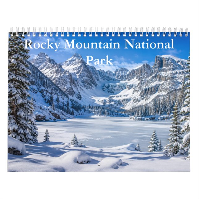Calendário do Parque Nacional Rocky Mountain (Capa)